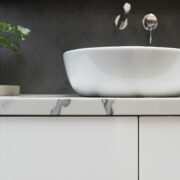 how to clean engineered stone vanity top