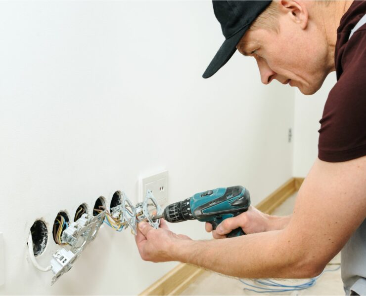 install electrical outlets