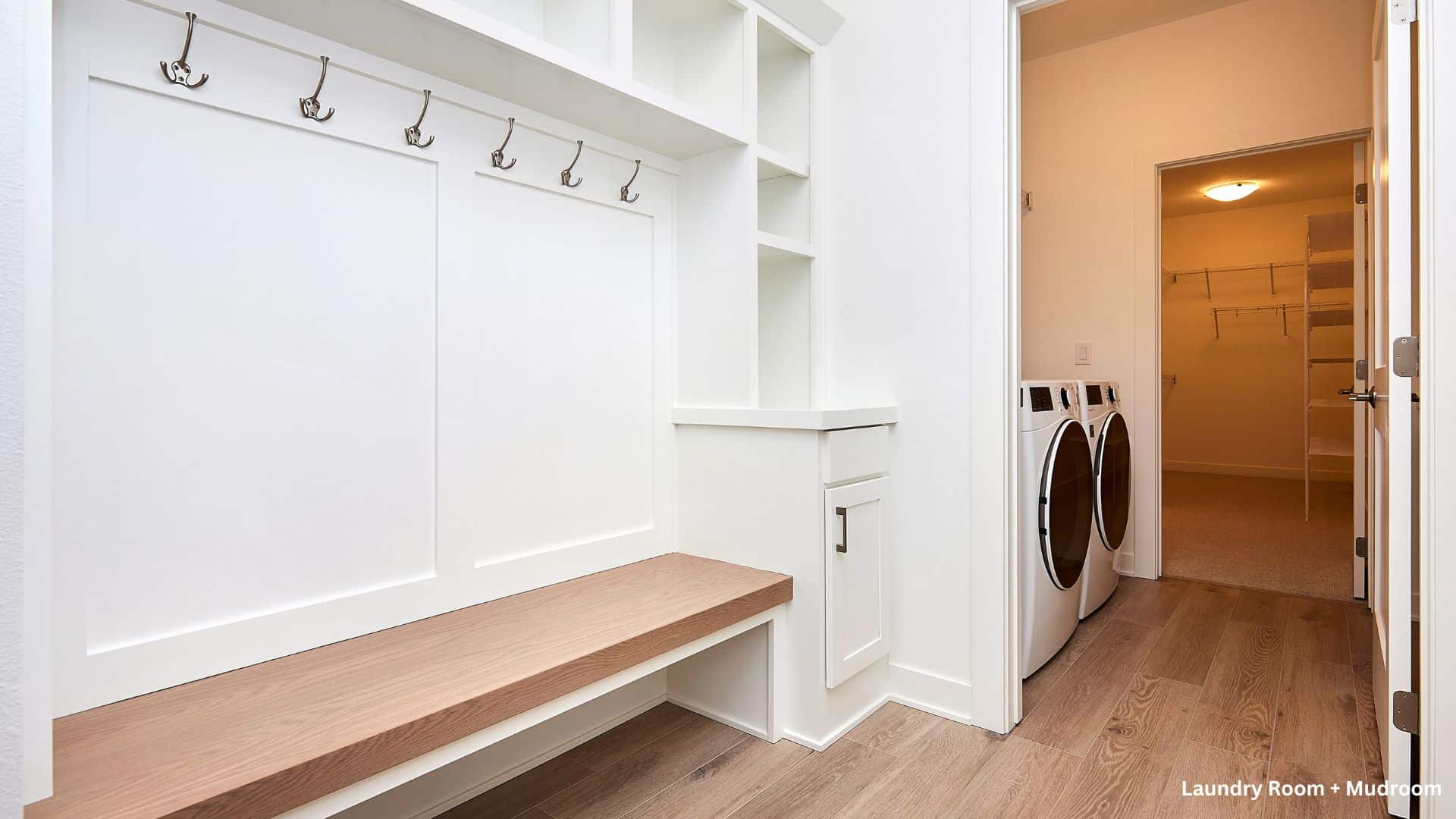 laundry room mudroom combo