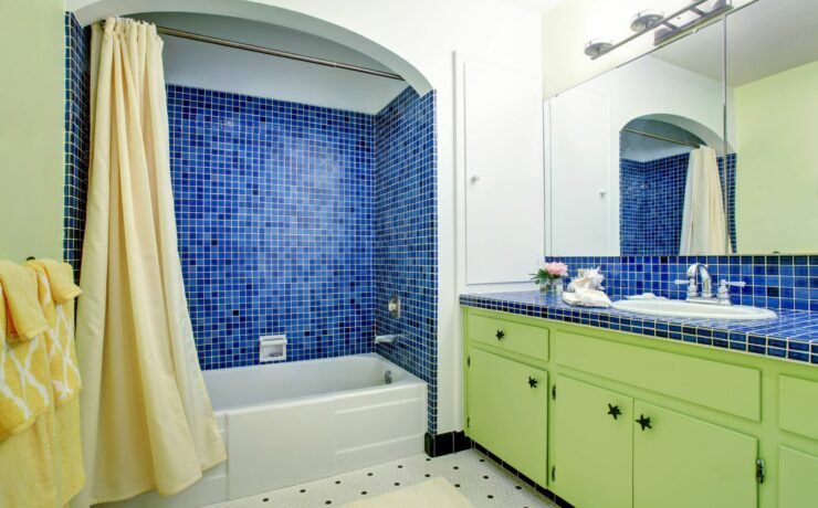 green cabinet