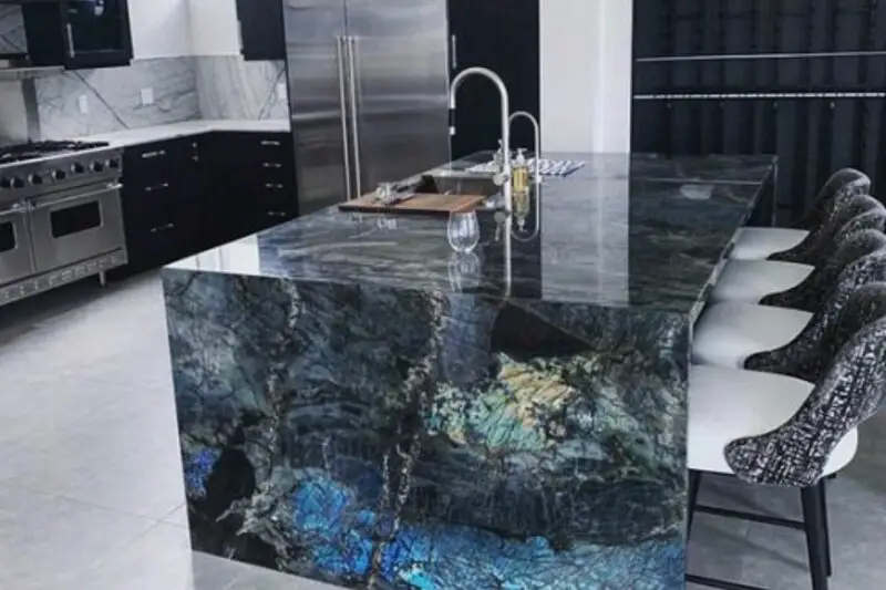 The Allure of Labradorite Countertop - The Home Atlas