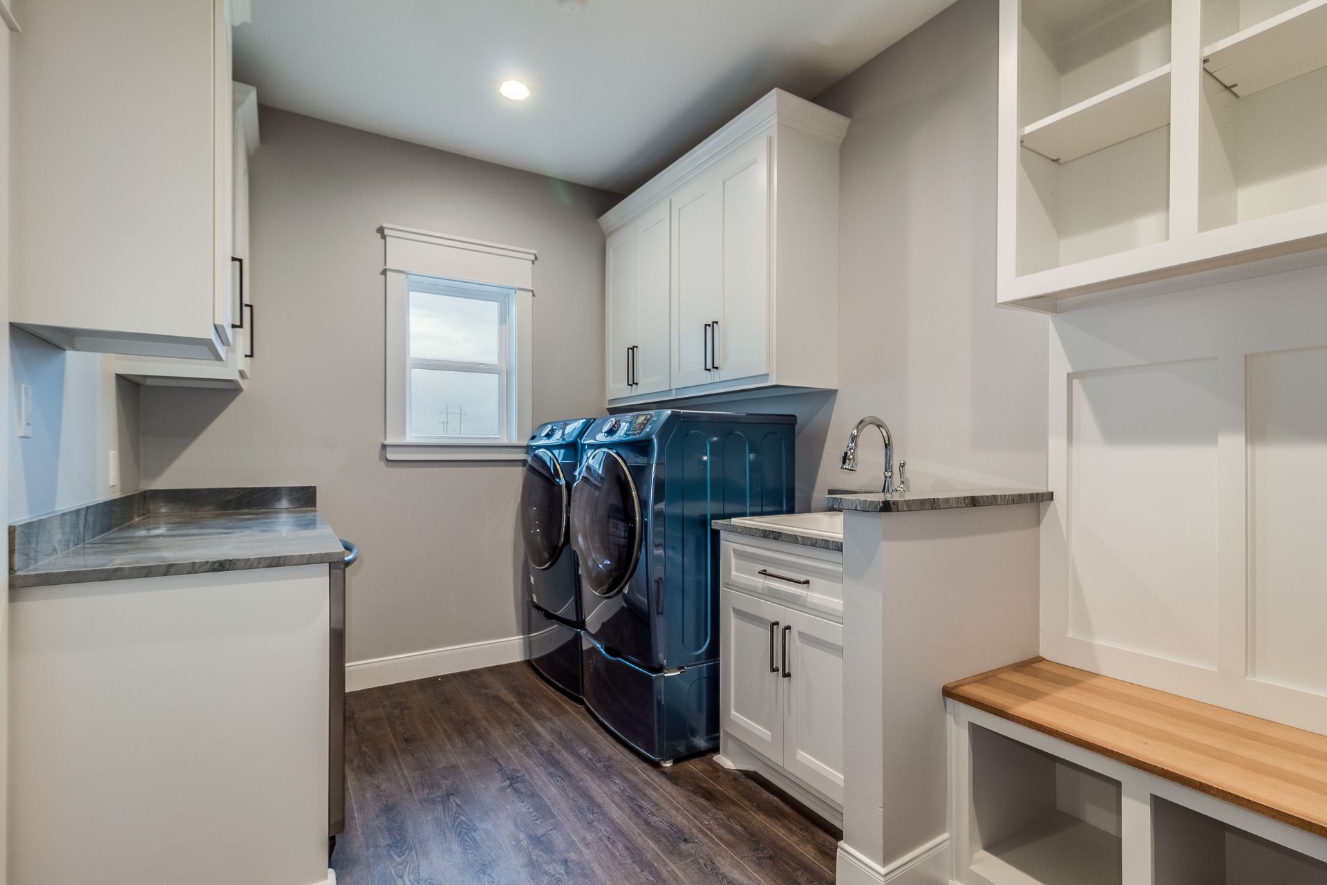 laundry room mudroom combo