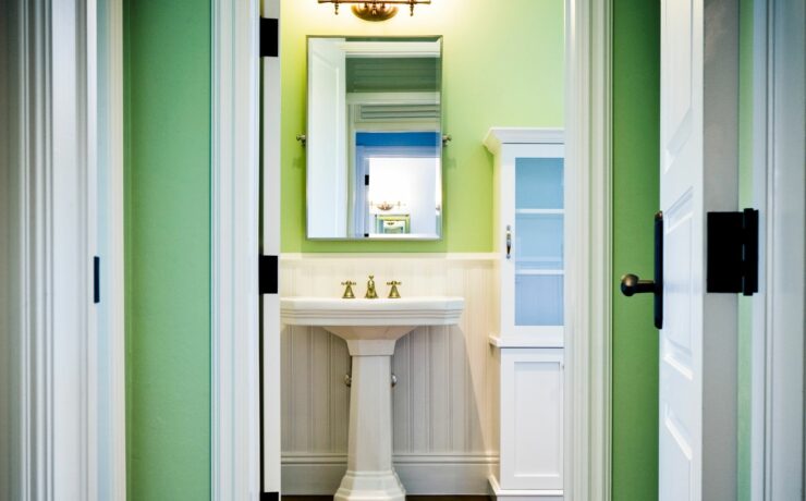 pedestal sink cabinet