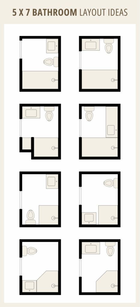5x7 bathroom layout ideas