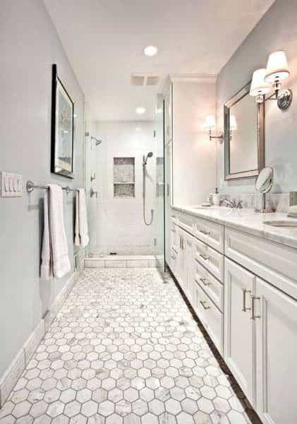 Long narrow bathroom | The Home Atlas