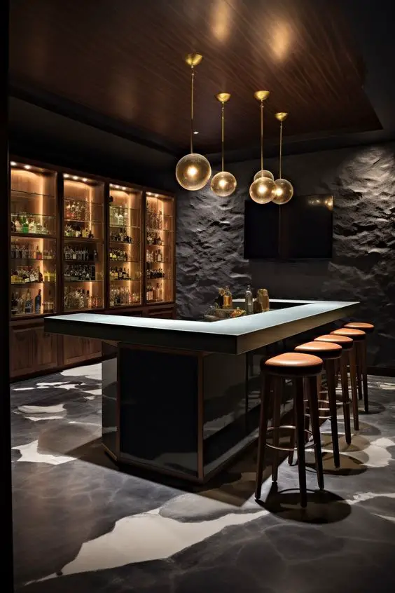 basement bar