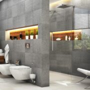 gray bathroom remodel