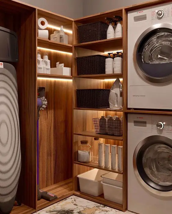 basement laundry room