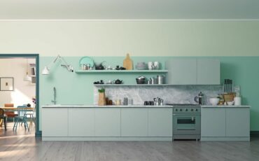 light sage green kitchen cabinets