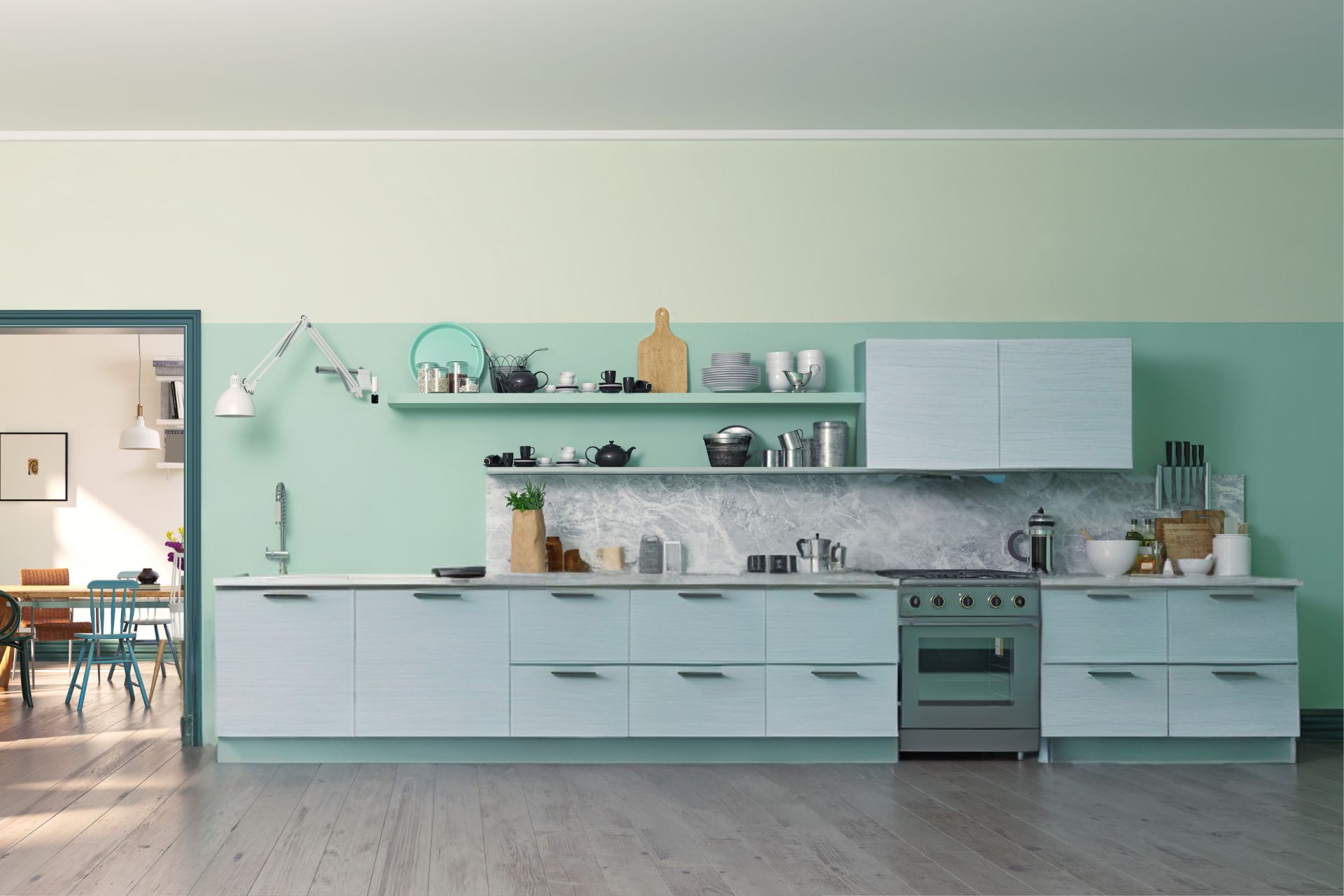 50 Stylish And Welcoming Sage Green Kitchens - DigsDigs