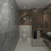 small bathroom with shower layout