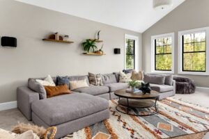 living room rug placement