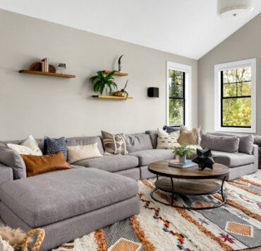 living room rug placement