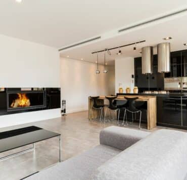 open concept kitchen living room floor plans