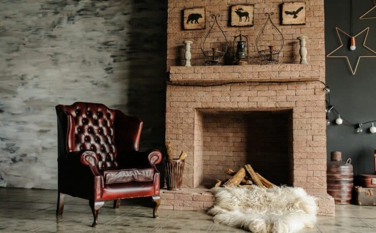 vintage living room