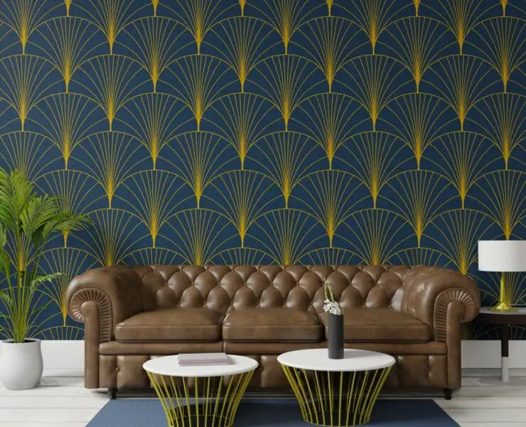 classy wallpaper designs for living room