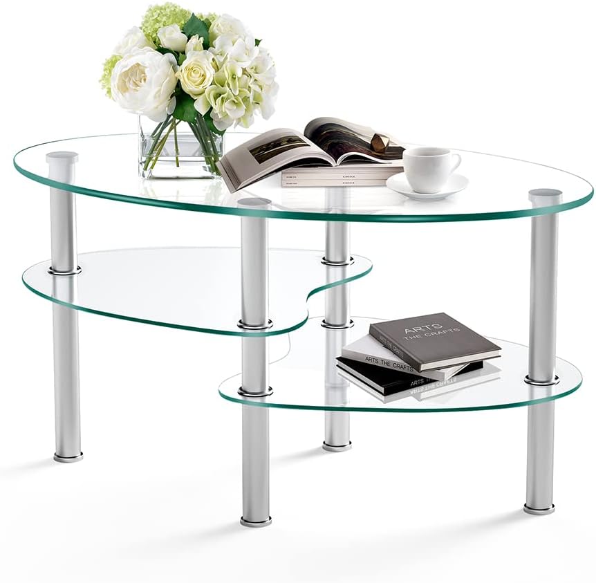 glass table for living room