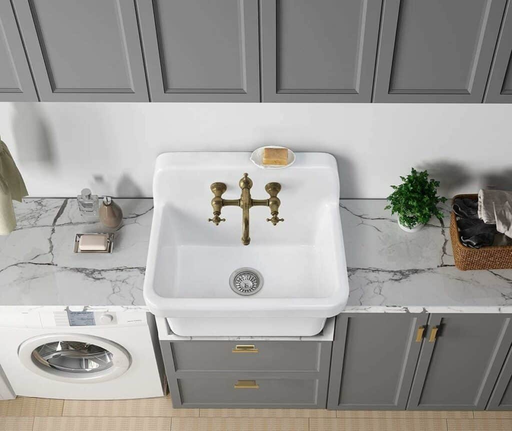 choosing laundry room sink