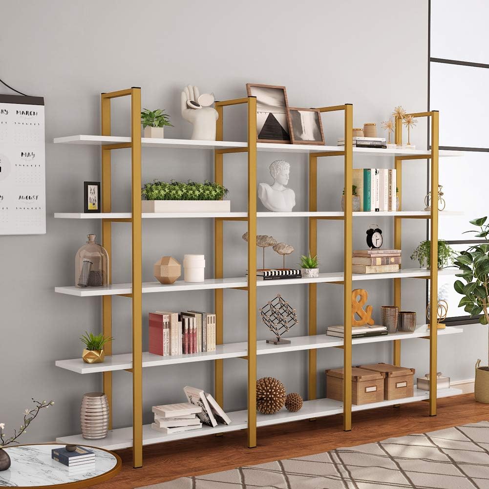 living room bookshelf