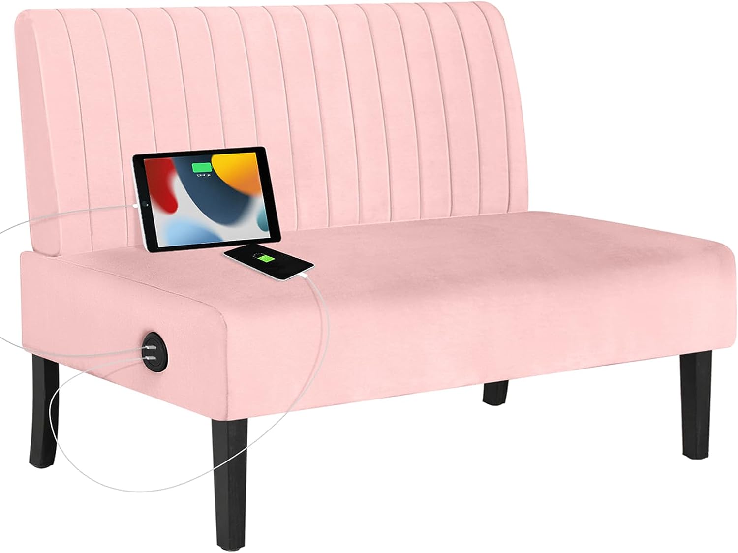 pink couches