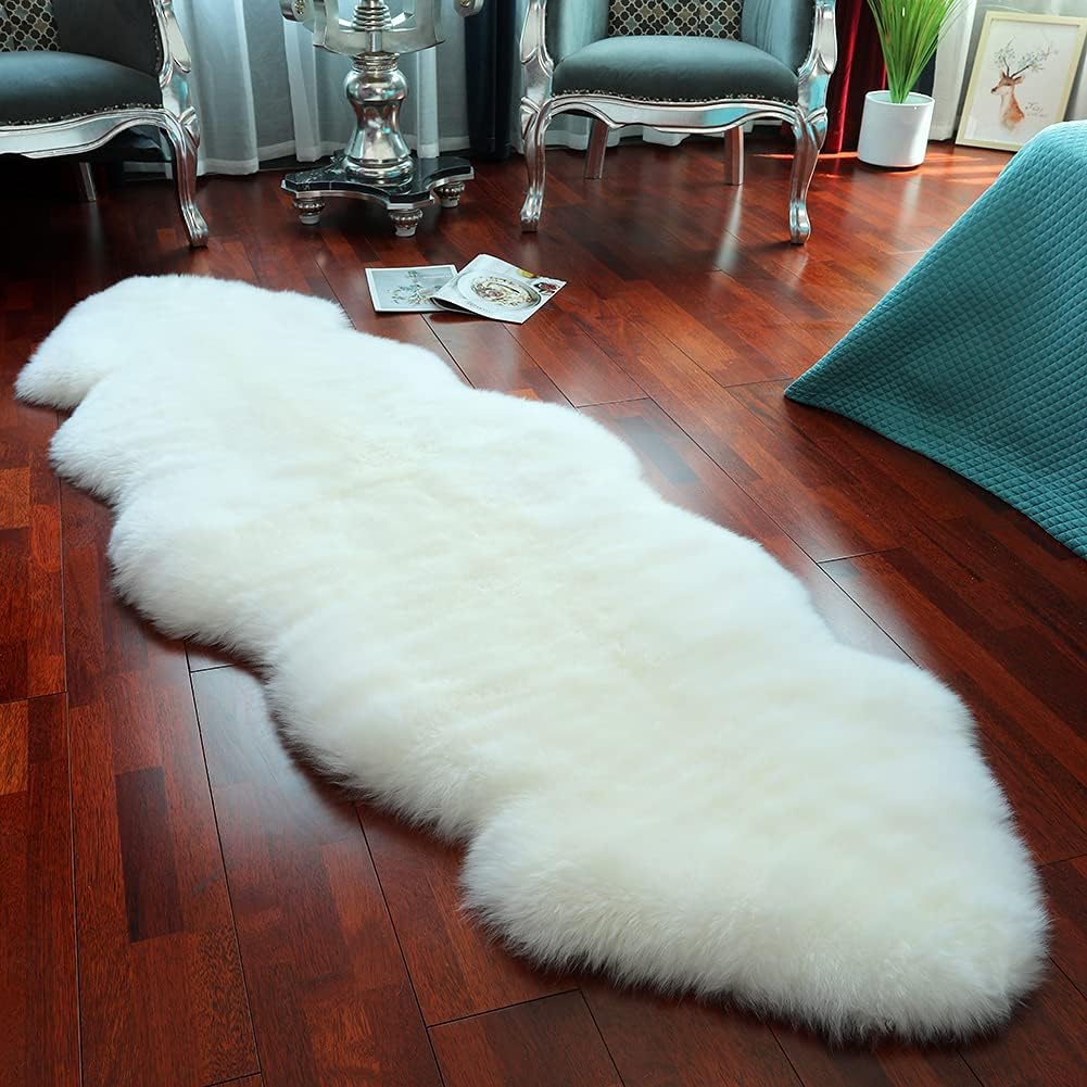 fluffy rug ivory living room