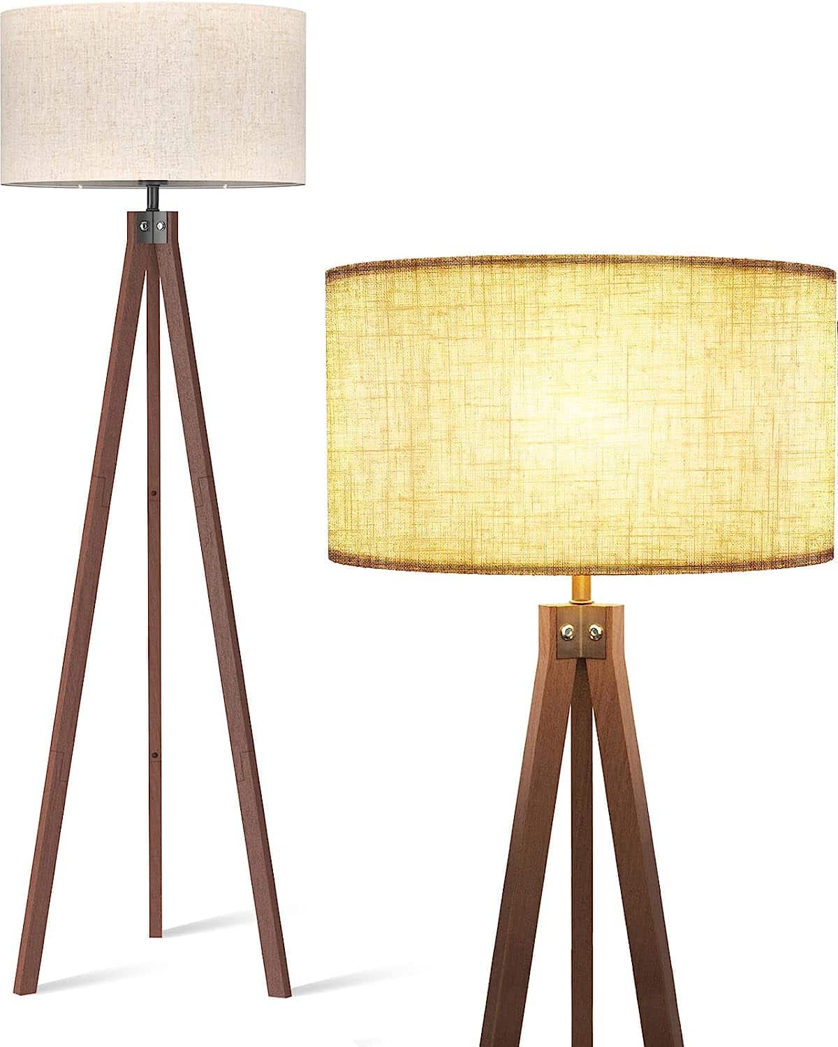 tripod tall living room lamp