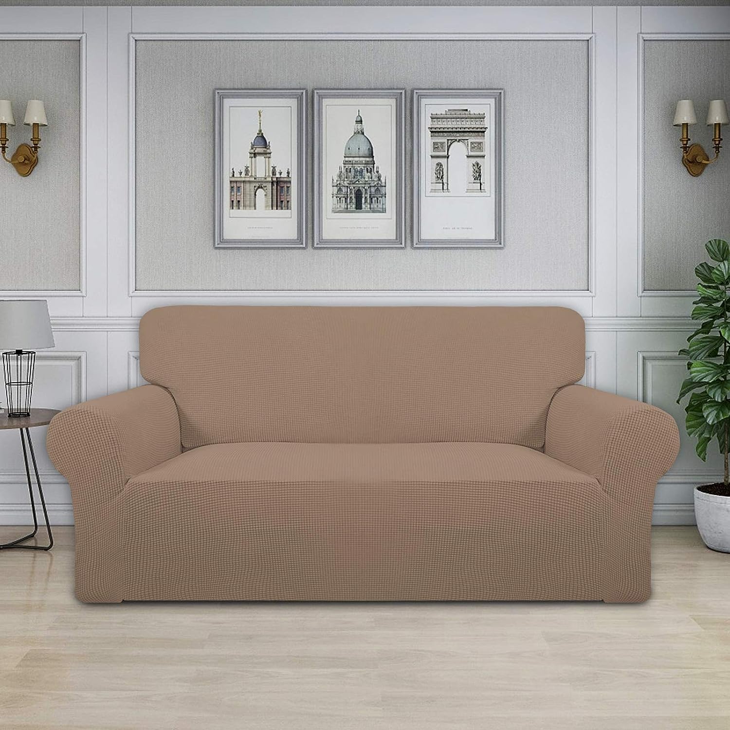 camel loveseat covers living room chair