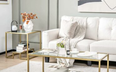living room glass table