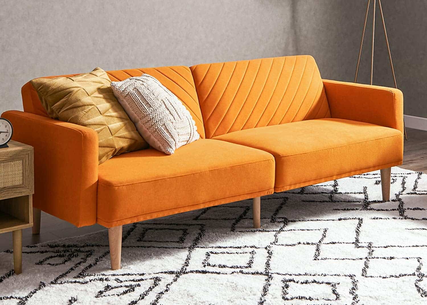 apricot living room sofa