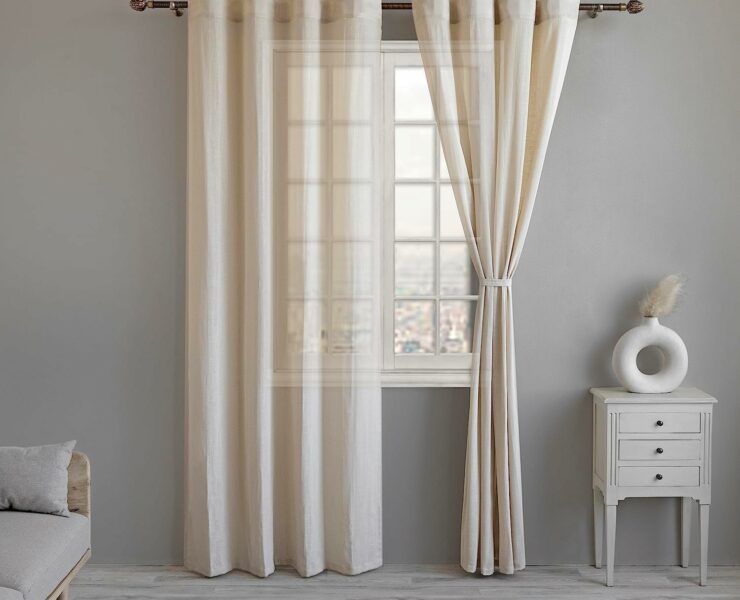 sheer curtains for living room