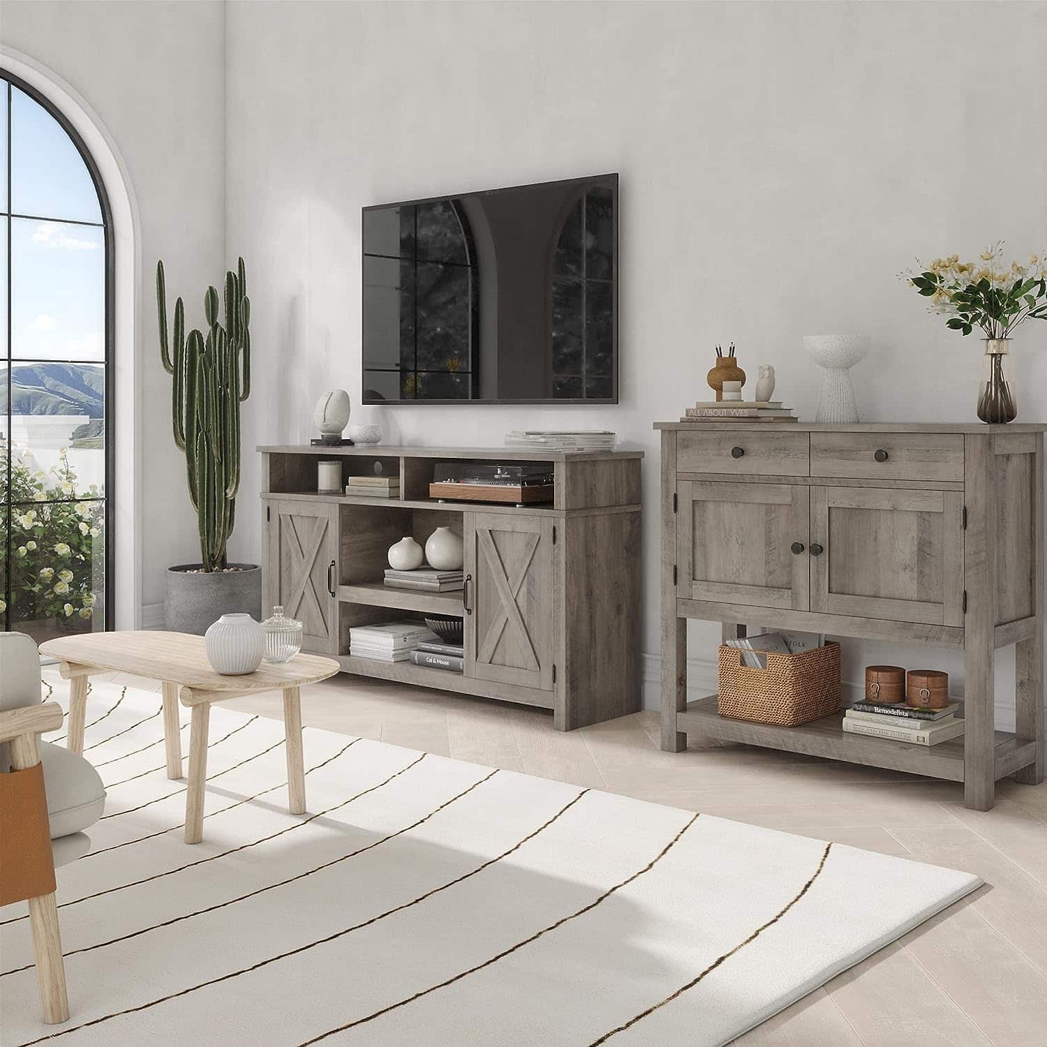 farmhouse living room furniture