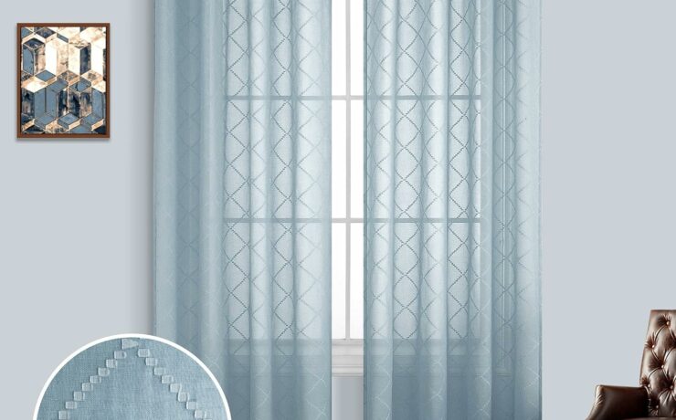 patterned blue curtains for living room
