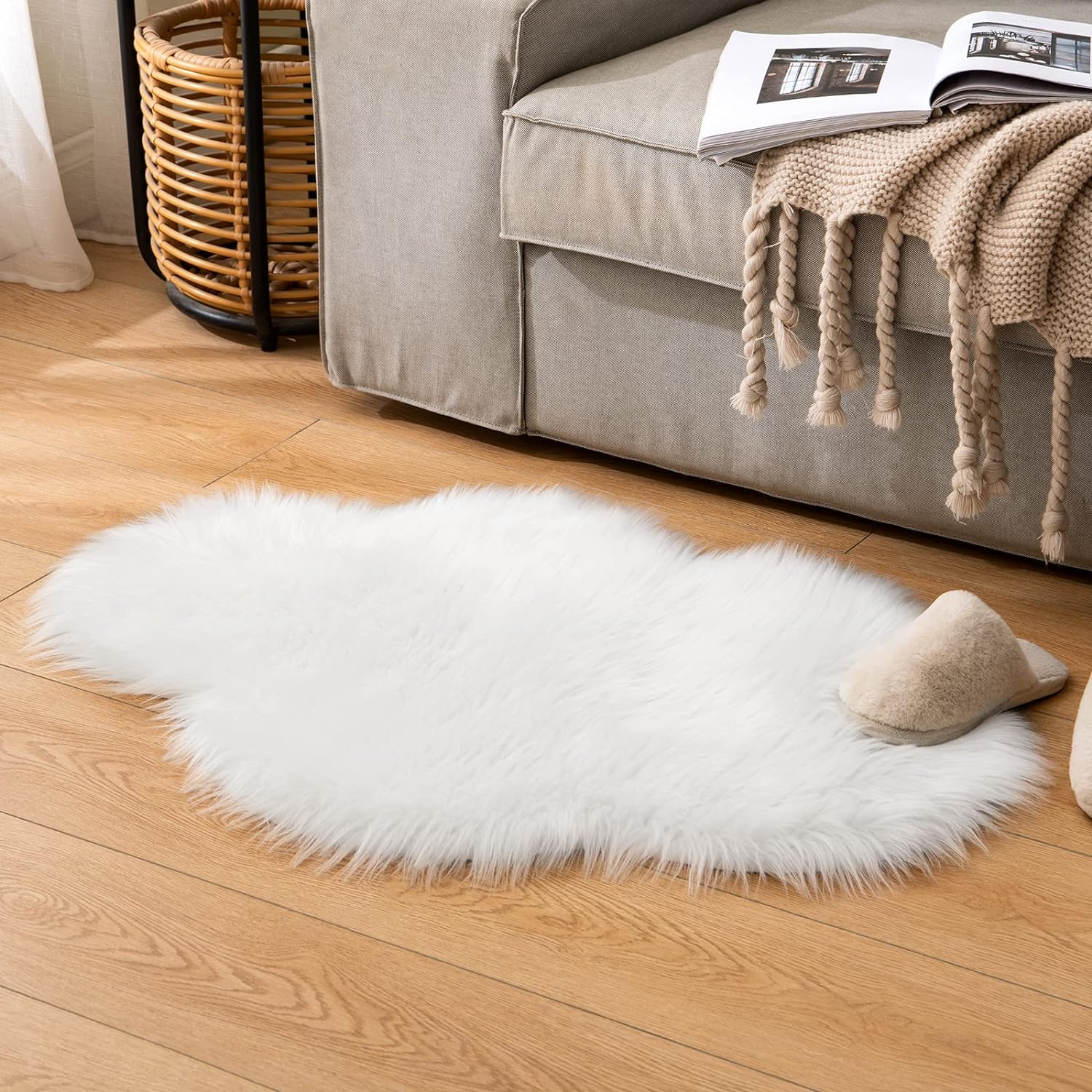 white cloud rugs shaggy living room