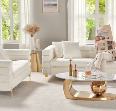 white living room set