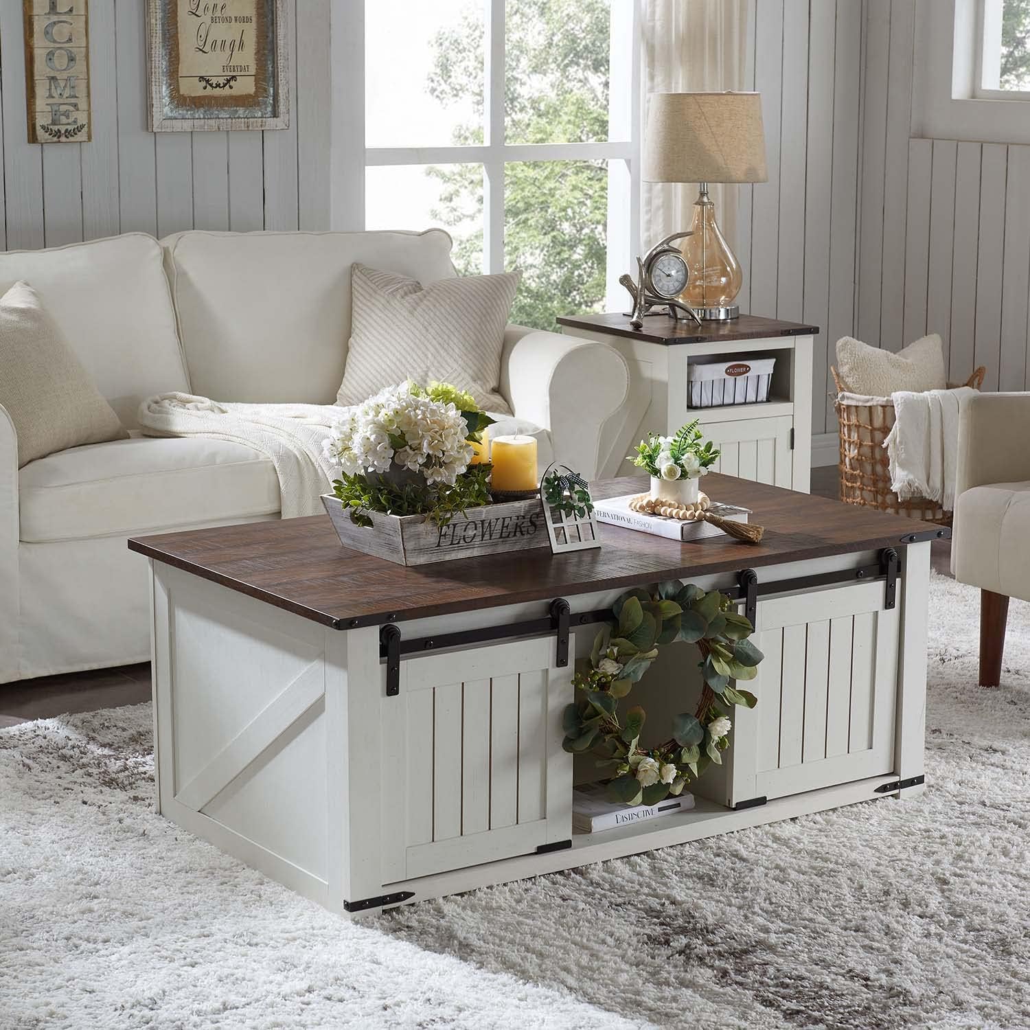 farmhouse living room furniture