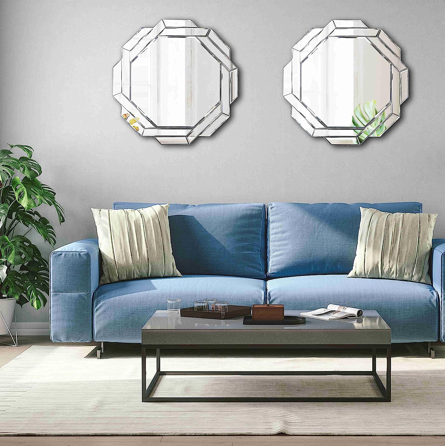 round decorative mirror