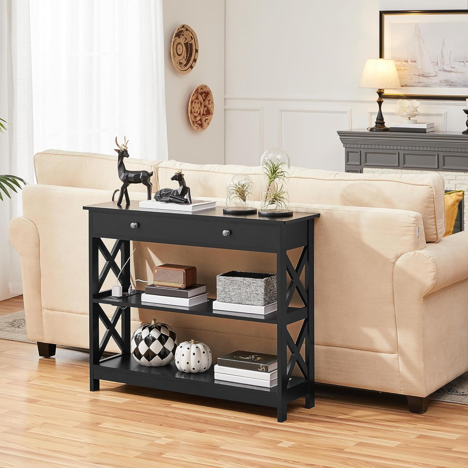 black shelf living room furniture