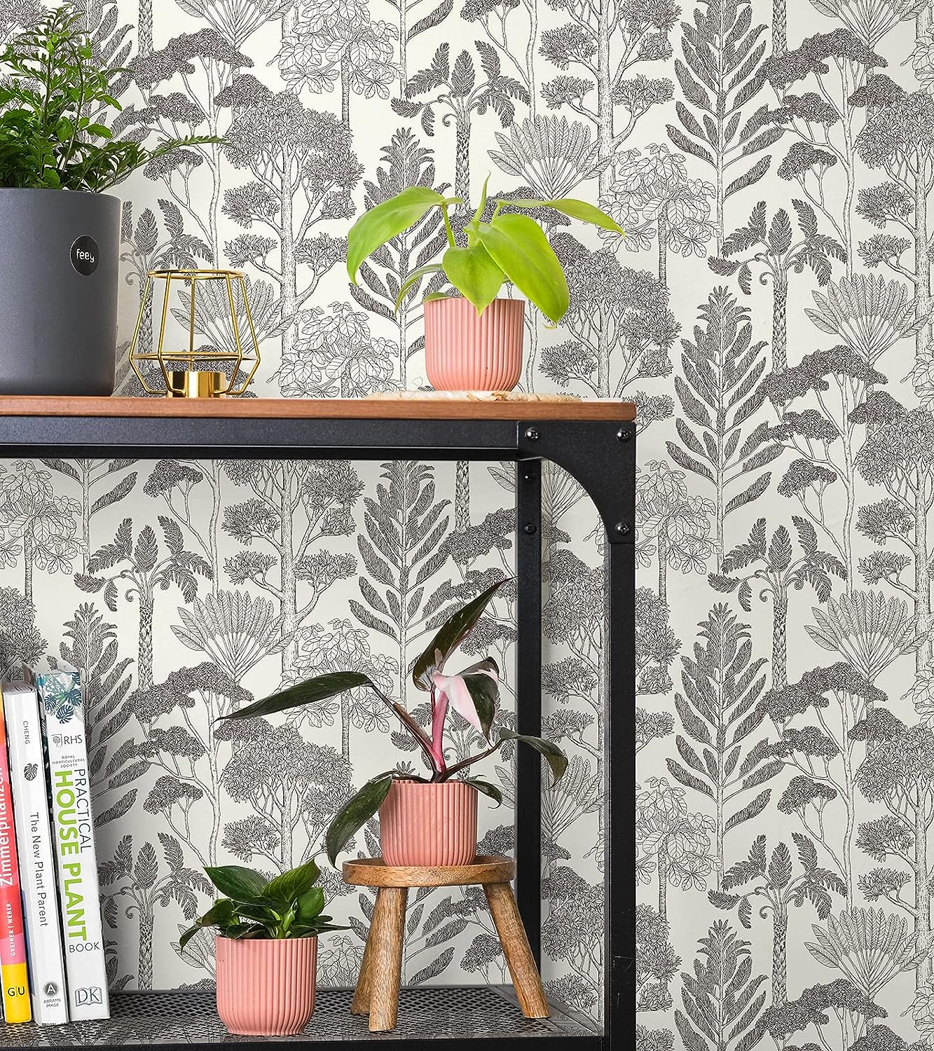 Foliage Living Room Wallpaper