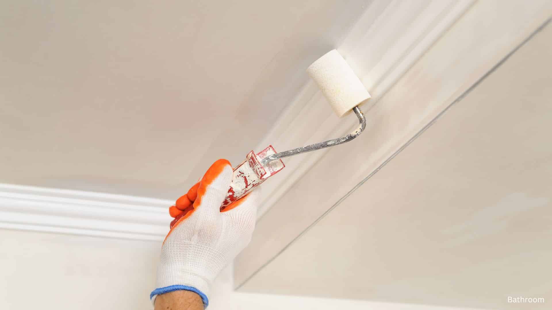 How to Paint a Bathroom Ceiling - The Home Atlas