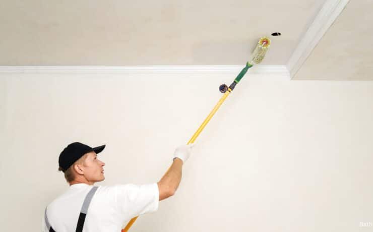 How to Paint a Bathroom Ceiling - The Home Atlas