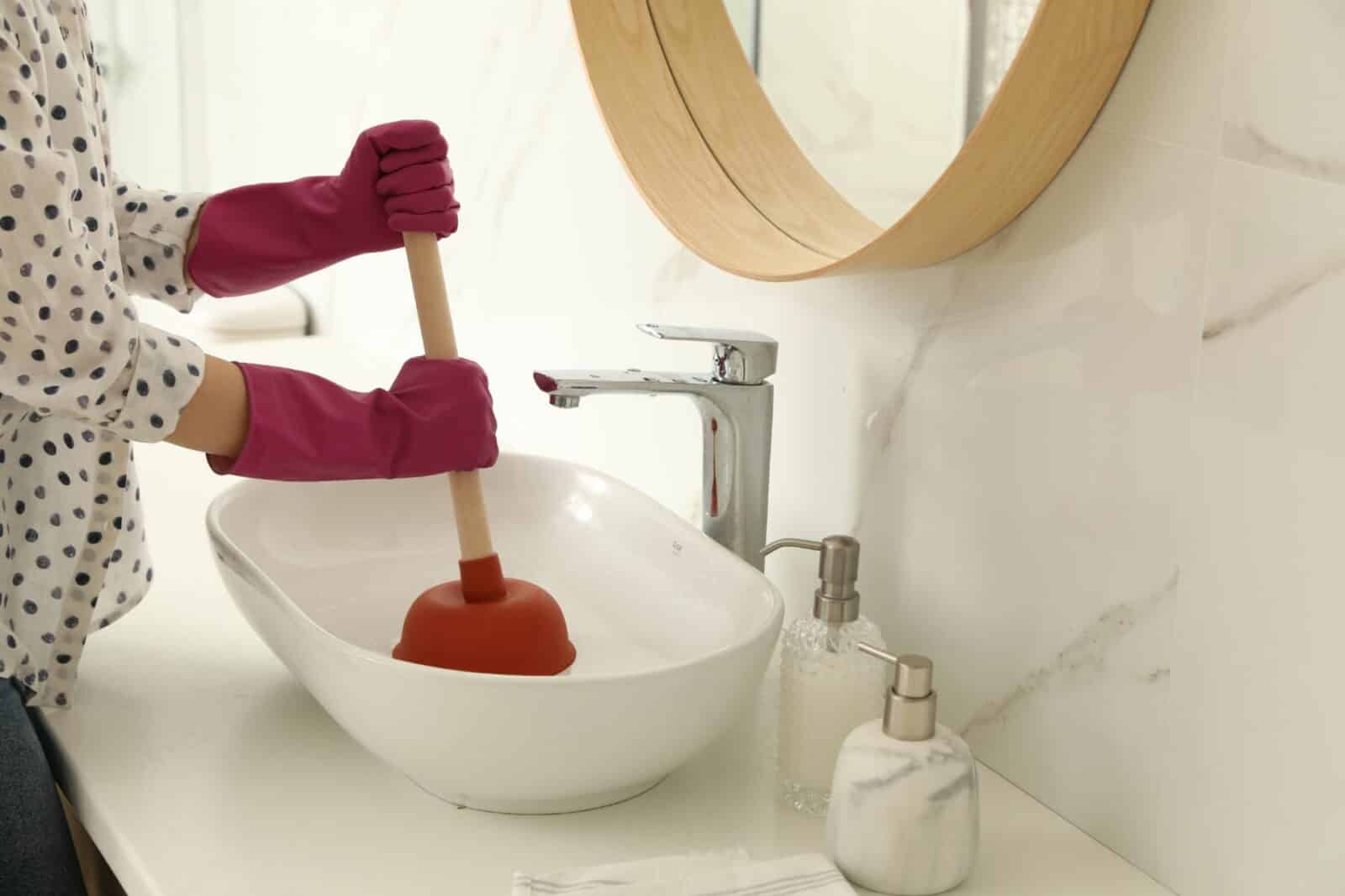 how to unclog a bathroom sink