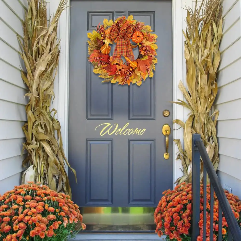 thanksgiving door wreath