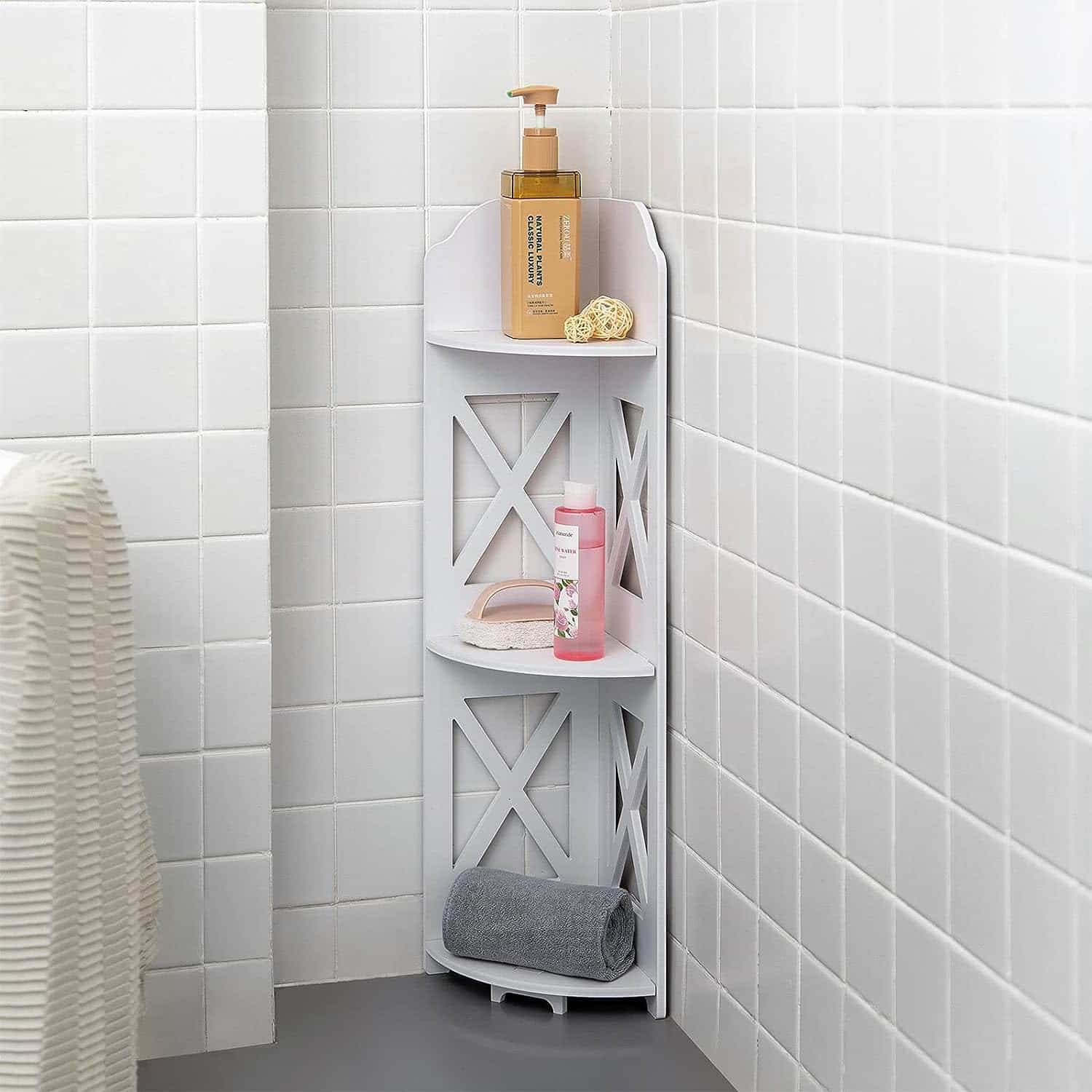 corner shelf for bathroom