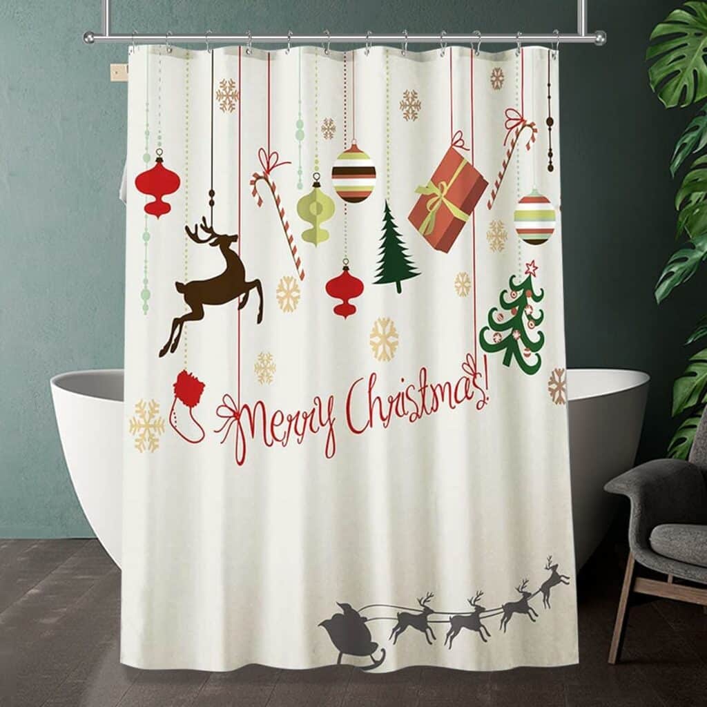 how to decorate bathroom for christmas