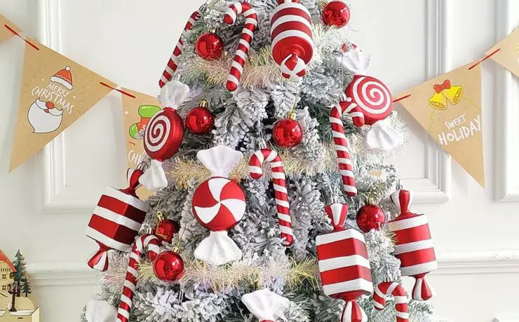 candy cane christmas tree decorations