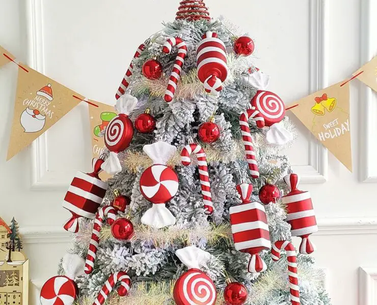 candy cane christmas tree decorations
