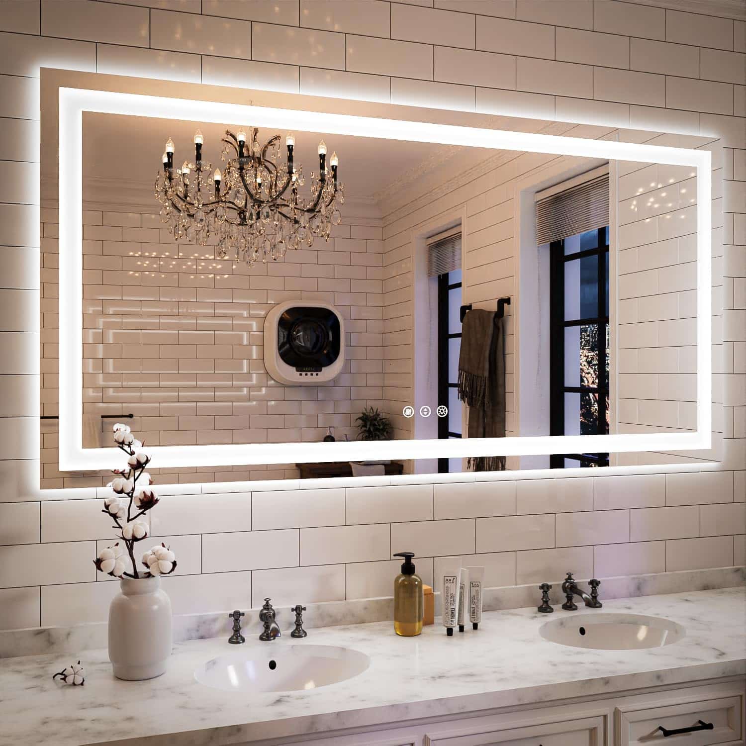 led bathroom mirrors