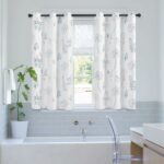 bathroom window curtains