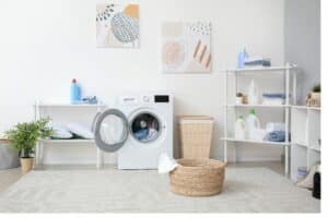 how to decorate a laundry room