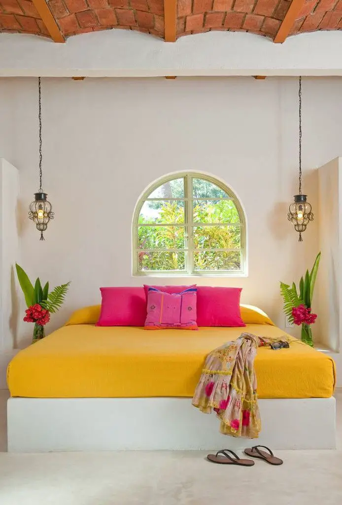 modern mexican bedroom